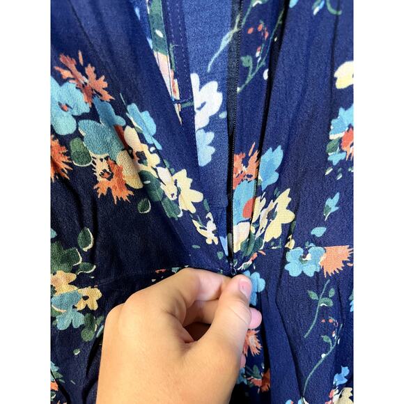 CAPULET Nat V-Neck Wide Leg Jumpsuit Full Length in Sedona Floral Size S - Picture 3 of 10